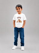 Grace Upon Grace Kid's Unisex White Cotton Round Neck T-Shirt