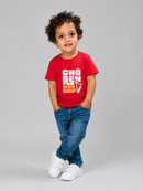 Chosen For Worship Kid's Unisex Red Cotton Round Neck T-Shirt