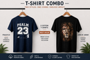 Kavod Lifestyle Psalm 23 & Maranatha Cotton T-Shirt Combo