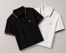 Kavod Lifestyle Men’s Cotton Polo T-Shirt Combo Pack | Black & White