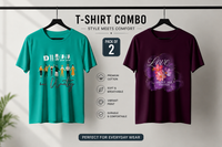 Kavod Lifestyle Love Above All Things & Dwell in Unity Premium T-Shirt Combo