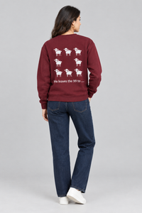 Sheep99 Maroon Sweatshirt