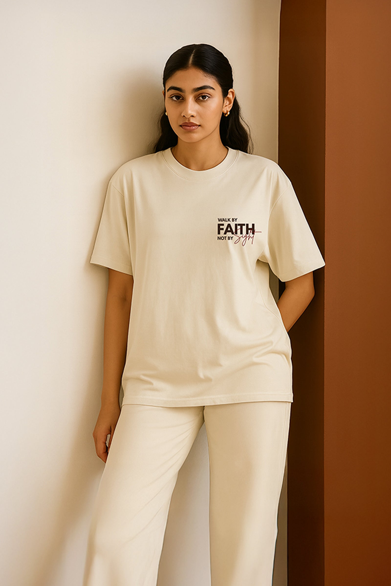 Walk By Faith Not By Sight Premium T-Shirt
