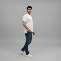 Kavod Men's Premium POLO T-SHIRT White Color