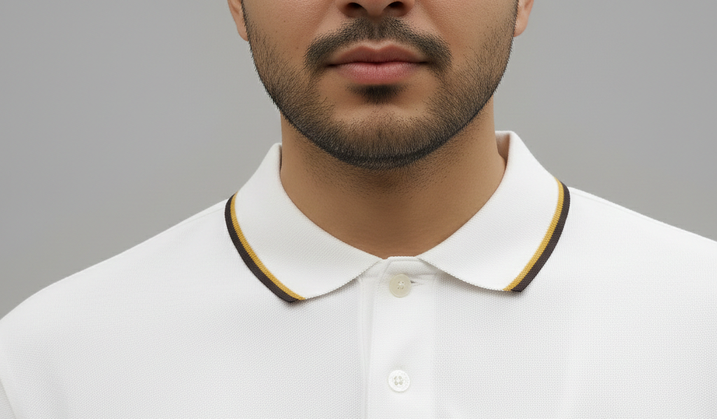 Kavod Men's Premium POLO T-SHIRT White Color