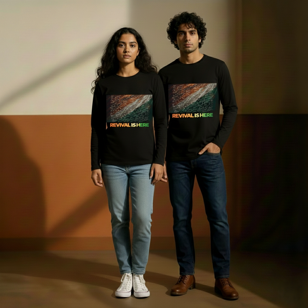 Revival Is Here Kavod Signature Full Sleeve T-Shirt