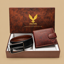 Perfect Gifting Combo Box Leather Belt & Wallet