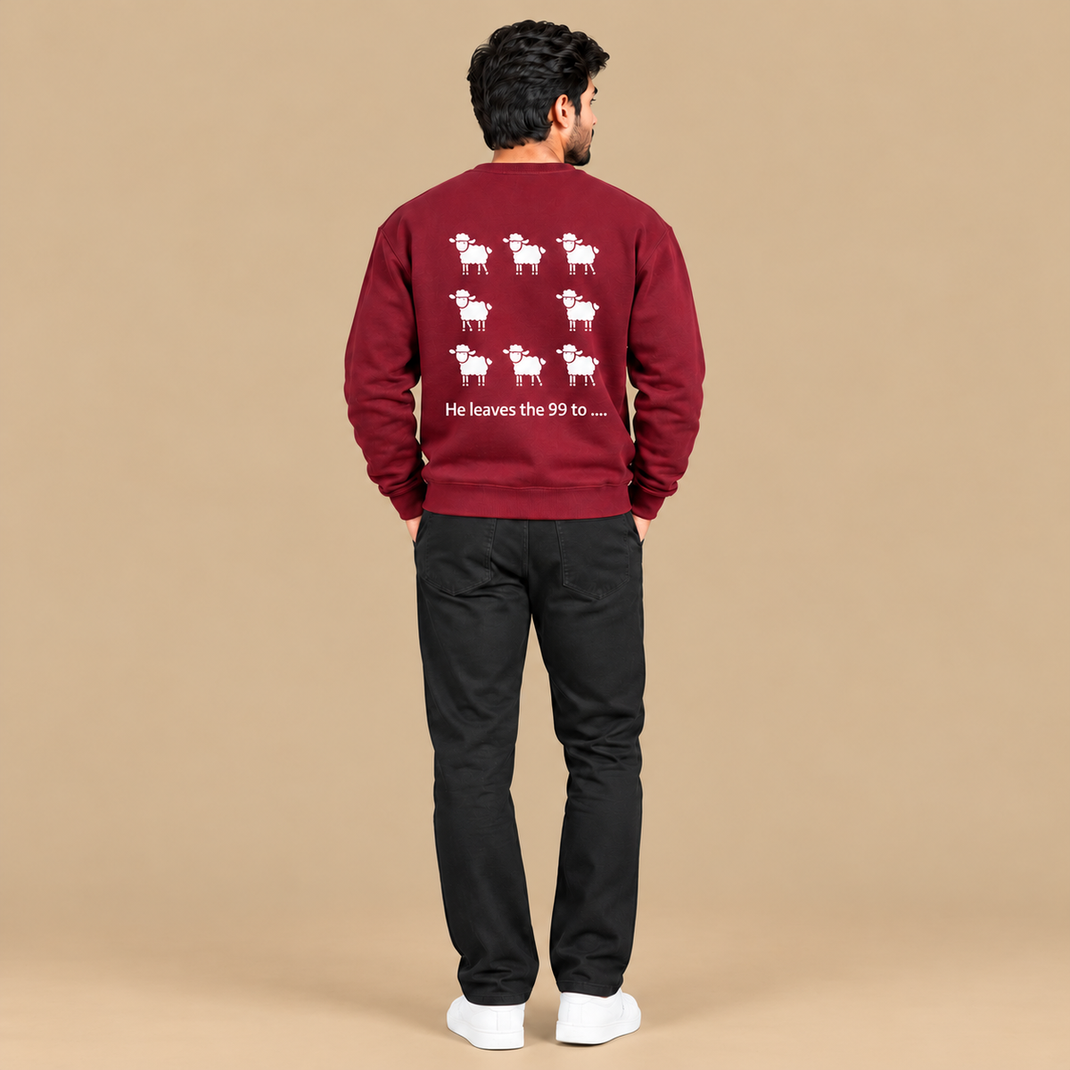 Sheep99 Maroon Sweatshirt