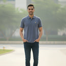 Kavod Men's Premium POLO T-SHIRT Blue Color