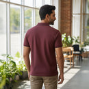 Kavod Men's Premium POLO T-SHIRT Maroon Color