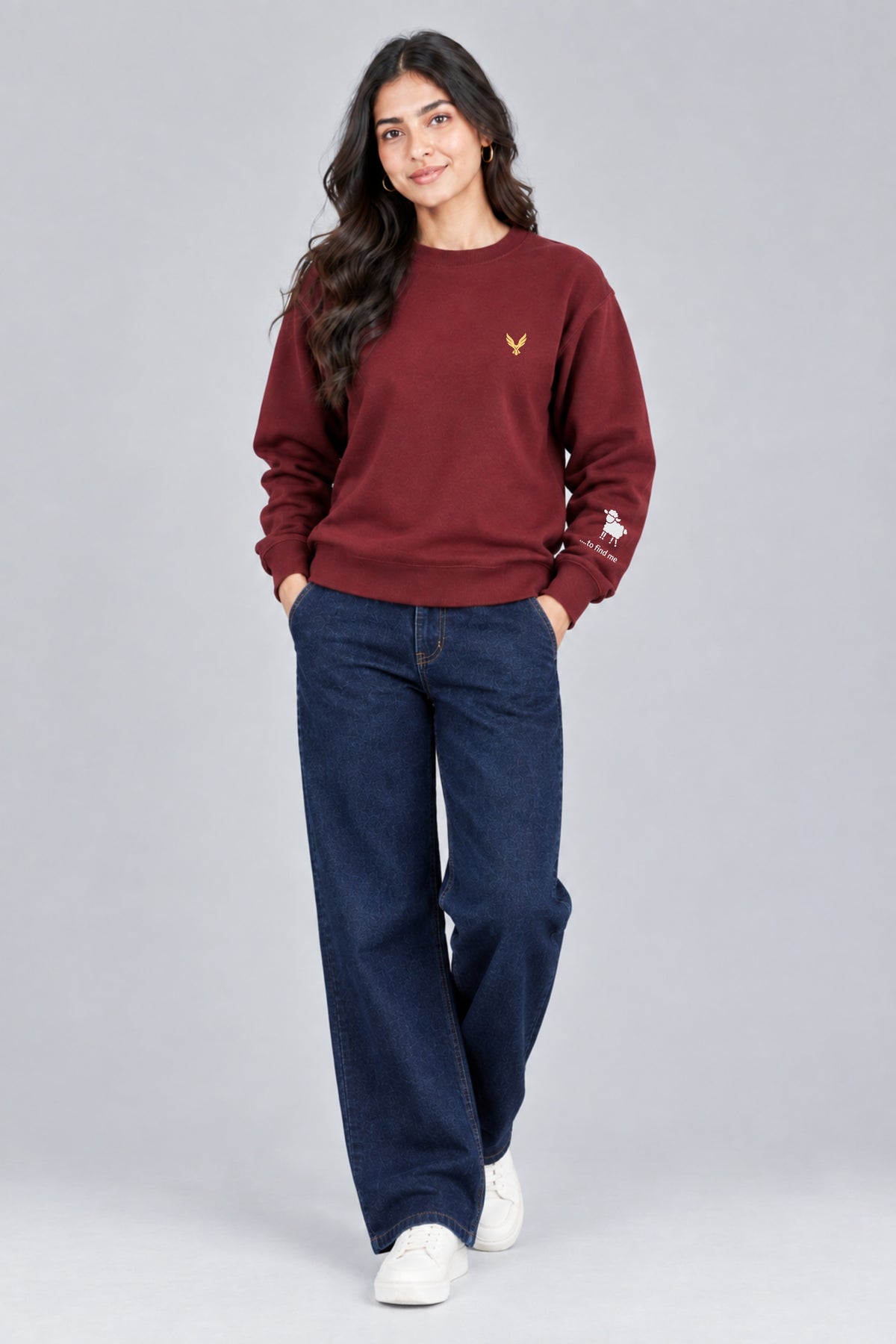 Sheep99 Maroon Sweatshirt