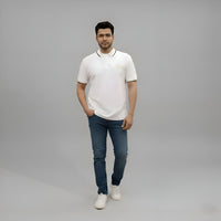 Kavod Men's Premium POLO T-SHIRT White Color