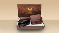 Perfect Gifting Combo Box Leather Belt & Wallet
