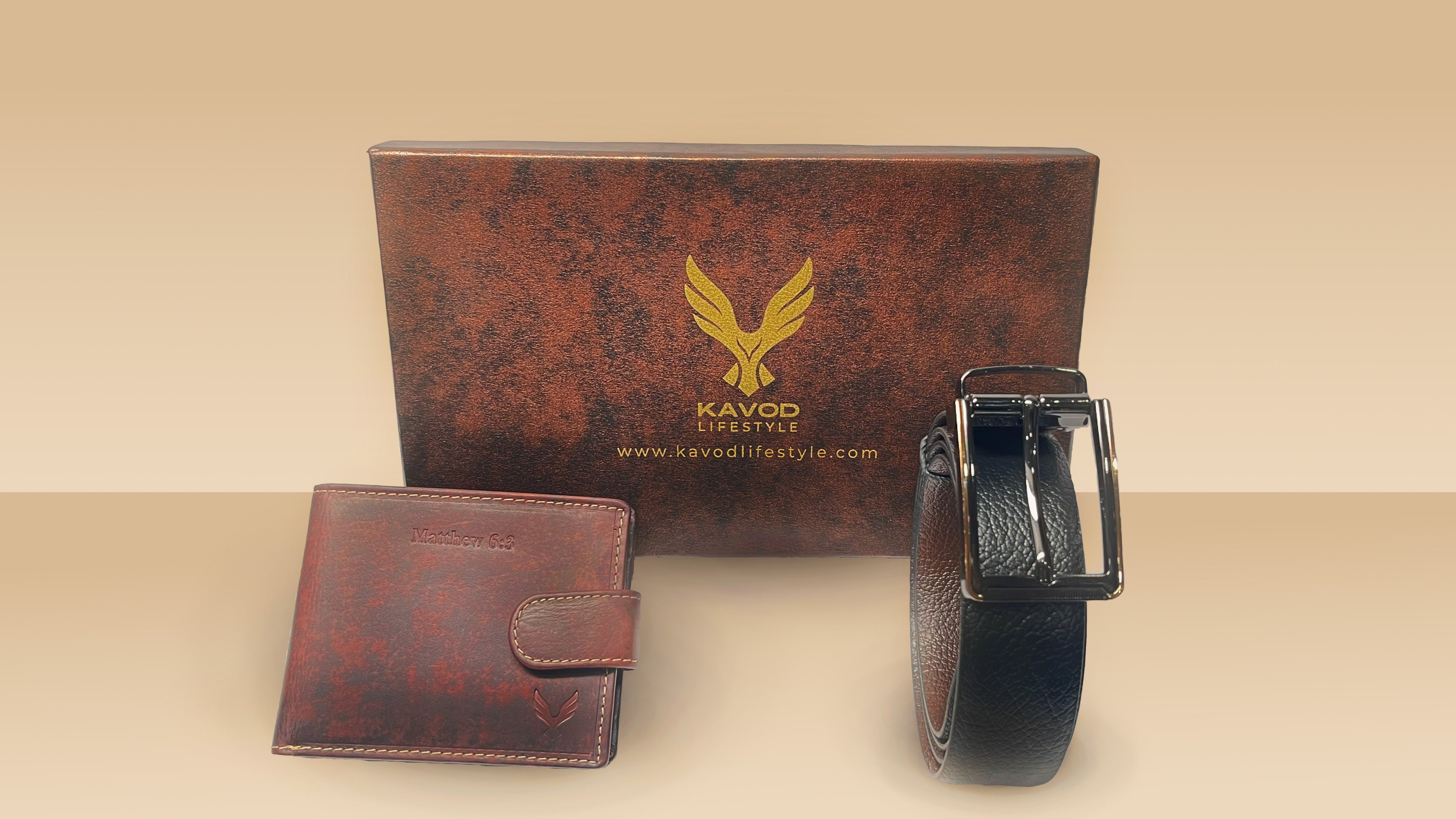 Perfect Gifting Combo Box Leather Belt & Wallet